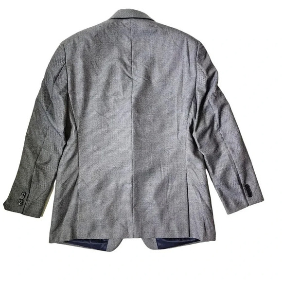 MICHAEL Michael Kors Houndstooth Two Button Blazer Sports Jacket Mens Size 42R - Picture 3 of 6